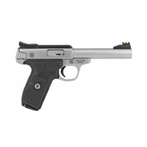 Smith & Wesson SW22 Victory Handgun .22 LR 10rd Magazines (2) 5.5" Barrel Silver with Black Grip CA Compliant