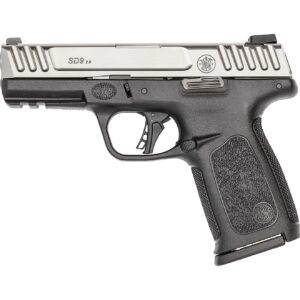 S&W SD9 2.0 Handgun 9mm Luger 16rd Magazine(1) 4" Barrel White Dot Sights No Thumb Safety 2-Tone