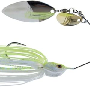 Z-Man SBT12-02 Slingbladez Spinnerbait Willow Colorado 1/2 oz Chartreuse Pearl
