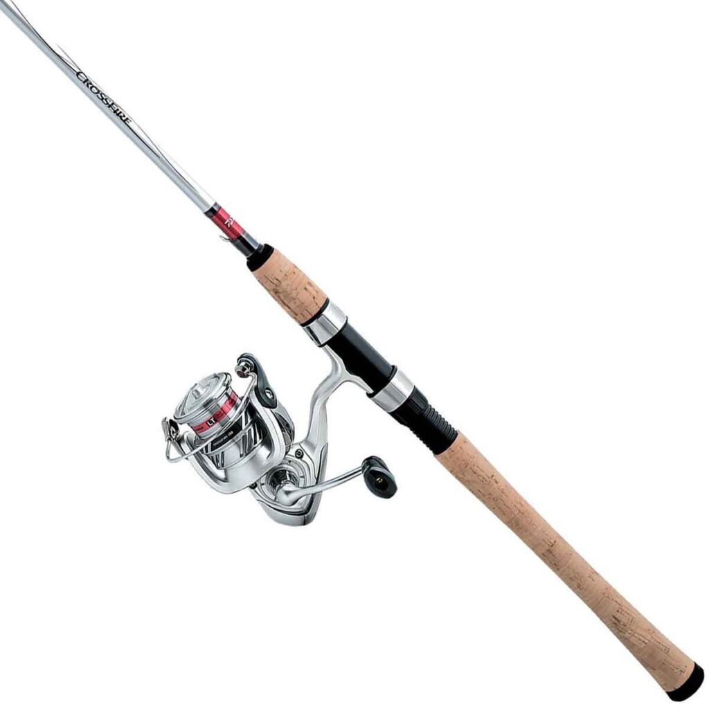 Daiwa Crossfire LT Rod and Reel Spinning Combo - 6ft 6in, Medium Power, 2pc