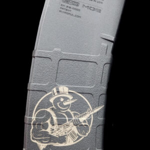 Frosty Firearms Custom Mag — Snowman Logo