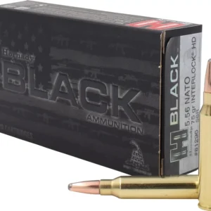 Hornady Black Rifle Ammunition 5.56mm NATO 75 gr HD SBR 2321 fps 20/ct
