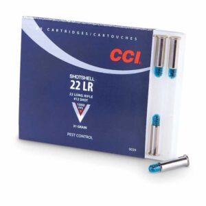 .22LR SHOTSHELL, CCI 0039, #12 Shot, 31gr, 20 rounds