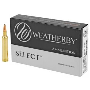 .257 Weatherby Select Hornady Interlock Rifle Ammunition 100 gr BTSP 3605 fps 20/ct