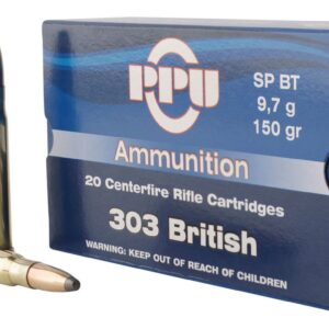 .303 British Prvi Partizan PP303S1 Soft Point Boat Tail 150 Grain