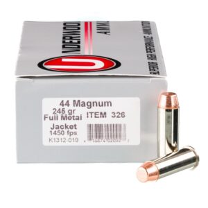 .44 Rem Mag – 245 Grain – FMJ - Underwood Ammo