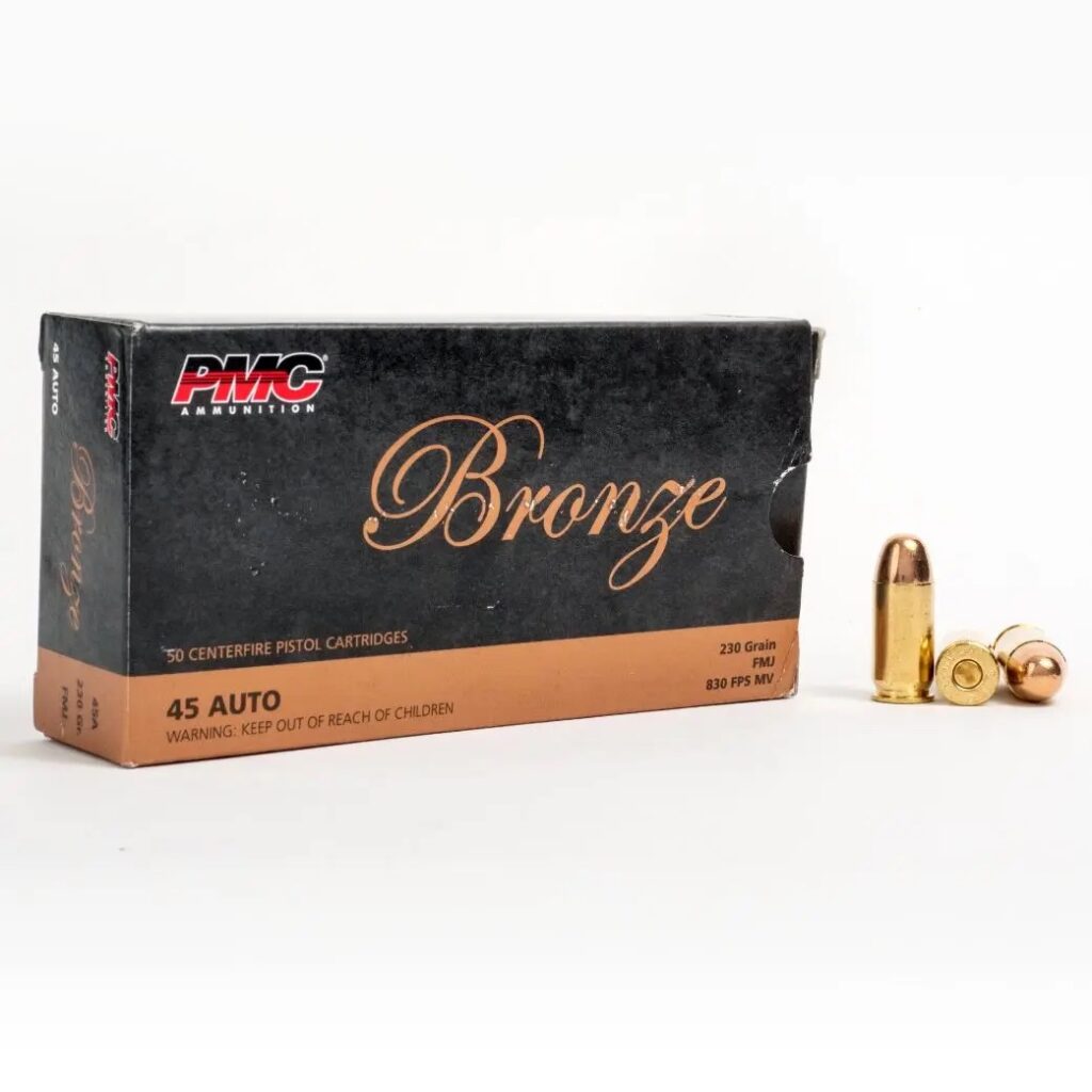 .45 ACP β 230 GRAIN β FMJ - PMC β BRONZE