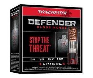 12 Ga 2.75" 1 1/8 Oz 25 Rd Box Winchester Defender
