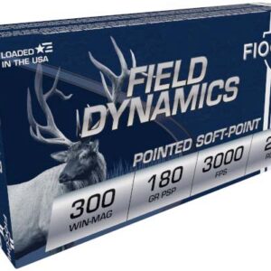 300 Winchester Mag Fiocchi Ammunition 180 Grain Soft Point 20 Rounds