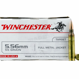 5.56mm White Box M193 55gr Winchester Ammo