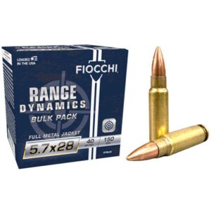 5.7X28MM – 40 GRAIN – FMJ - FIOCCHI – RANGE DYNAMICS
