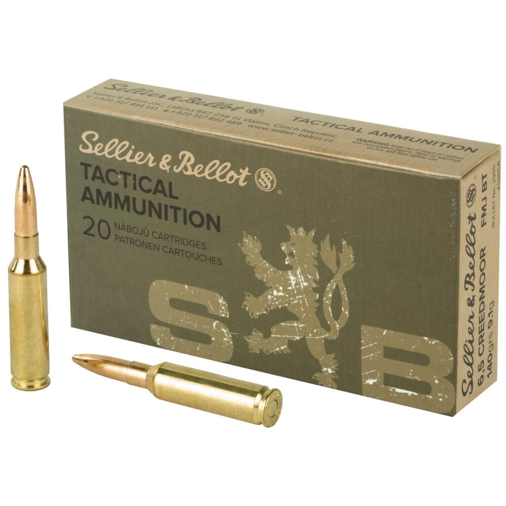 6.5 Creedmoor 140gr FMJBT Ammo Sellier & Bellot