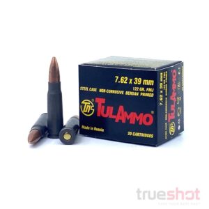 7.62x39 122 Grain FMJ Tula Ammo Made in Russia - Packed in Used M19A1 Canister 500 Rounds