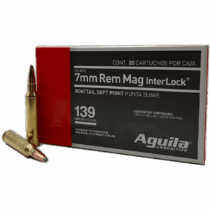 7MM REMINGTON MAGNUM – 139 GRAIN – AGUILA – INTERLOCK® – BTSP