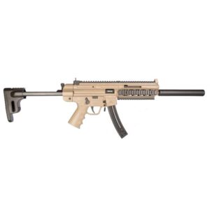 ATI GSG-16 16.25" .22 LR Semi-Auto Rifle 22+1 Fake Suppressor Collapsible Stock FDE