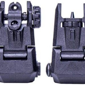 ATI Tactical Flip Up Front & Rear Back Up Sight - Polymer