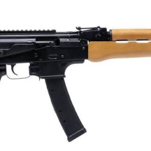Century Arms Romanian Draco 9S AK-47 Pistol - Black | 9mm | 11.14" Barrel | Wood Handguard | Picatinny Optics Rail