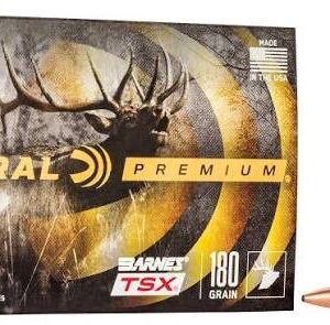 Federal Barnes TSX Rifle Ammunition 30-06 Sprg 180gr HP 2700 fps 20/ct