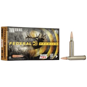 Federal Barnes TSX Rifle Ammunition 7mm-08 Rem 140gr HP 2820 fps 20/ct