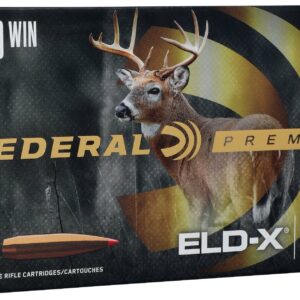 Federal Premium ELD-X Rifle Ammunition .270 Win 145gr PT 2890 fps 20/ct