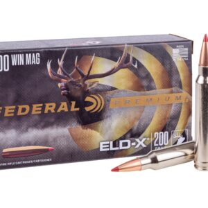 Federal Premium ELD-X Rifle Ammunition .300 Win Mag 200gr PT 20/ct
