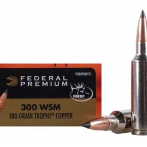 Federal Premium Vital-Shok Rifle Ammunition .300 WSM 180 gr PT 2980 fps - 20/ct