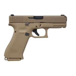 Glock 19x Gen 5 Compact Handgun 9mm Luger 19rd(2) & 17rd(1) Magazines 4" Barrel FDE Night Sights