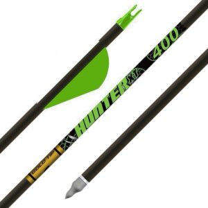 Gold Tip Hunter Arrows 400 with Raptor Vane (Pack of 6)