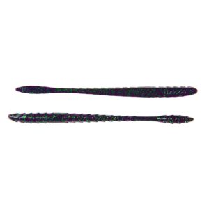 Googan Baits GSS-8-JUN Slim Shake Worm 8", Junebug