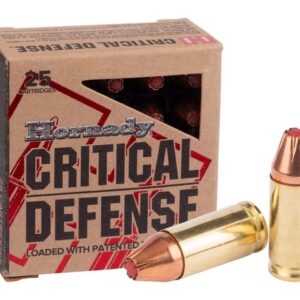 Hornady 9mm Critical Defense 115 gr FTX 25 rounds
