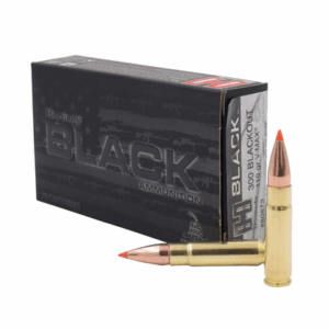 Hornady Black Rifle Ammunition .300 AAC Blackout 110 gr V-MAX 2375 fps 20/ct