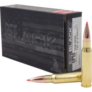 Hornady Black Rifle Ammunition .308 Win 168 gr A-MAX 2700 fps 20/ct