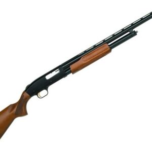 Mossberg 52132 500 Bantam Pump Shotgun 12 GA, RH, 24 in, Blue, Wood, 5+1 Rnd, Accu-Set, Vent Rib, 3 in