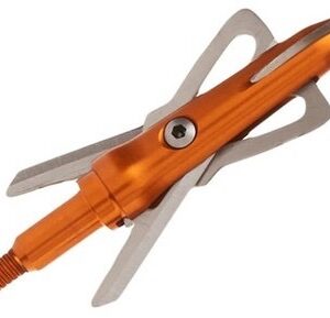 RAGE Crossbow X, 2-Blade Archery Arrow Broadhead, 100 or 125 Grain with Shock Collar Technology (3-Pack)