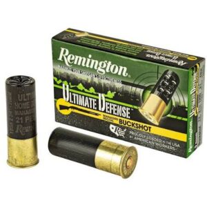 REMINGTON ULTIMATE DEFENSE 12GA 2.75" #4 BUCK 5RD