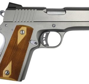 Rock Island Armory 51868 Rock Stainless Standard 1911 CS .45 ACP 3.6" 7+1 Stainless/Wood