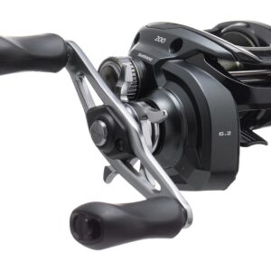 Shimano Curado 201HGM 7.4:1 Low Profile Baitcast LH, 7BB, 7.6oz 8/180, 10/155, 14/110 Mono Line Capacity,Box
