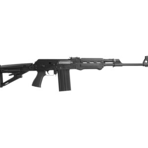 Zastava PAP M77 AK Sporting Rifle BULGED TRUNNION 1.5MM RECEIVER - Black | .308 Win / 7.62 NATO | 19.7" Chrome Lined Barrel | 20rd | Polymer Furniture | Adjustable Gas System