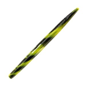 Yum Dinger Soft Plastic Worm 5", Bumblebee Swirl,8/Bag