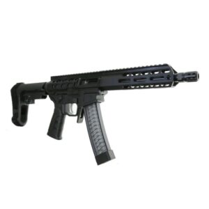 Wraithworks WARSCORP9 Side-charging AR Pistol - Black | 9mm | 8.5" Barrel | 7" M-LOK Rail | SBA3 Brace | Accepts Scorpion Mags