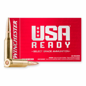 Winchester USA Ready Rifle Ammunition 6.5 Creedmoor 140gr OT 2700 fps 20/ct