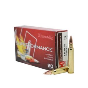 Hornady Superformance Rifle Ammunition 5.56 NATO 55gr CX SPF 3175 fps 80 round pack