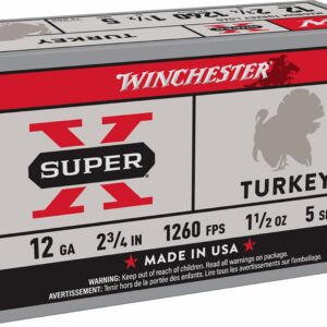 WIN AMMO SUPER-X TURKEY 12GA. 2.75" 1-1/2OZ #4 10RD