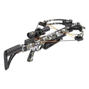 Wicked Ridge by TenPoint Rampage XS Crossbow, Peak XT - 390 FPS - The Ultimate Affordable Hunting Machine - Includes Lighted 3X Pro-View Scope, ACUdraw & Three Match 400 Carbon Alpha-Nock Arrows