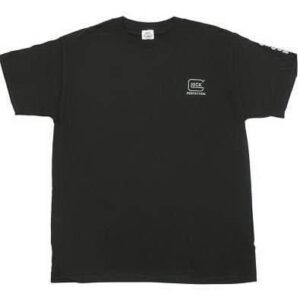 Glock Factory T-Shirt Black with Silver Logo