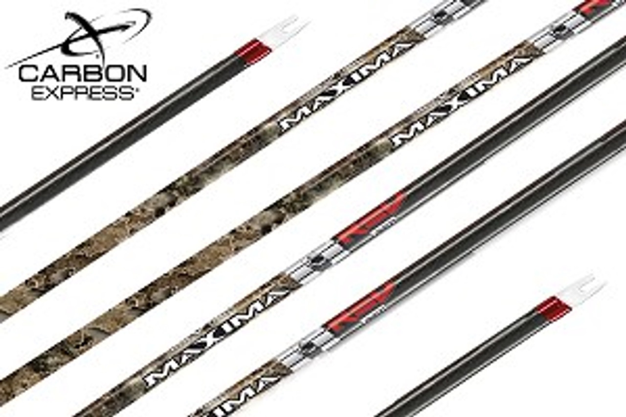 Carbon Express - MAXIMA RED MO CONTOUR - 350 - Bare Shafts - 12PK