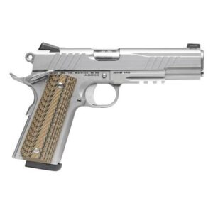 Savage 1911 Gov\'t Style Handgun .45 Auto 8rd Magazines (2) 5\" Barrel Stainless Steel with Rail