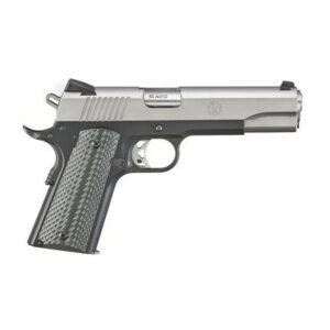 Ruger Lightweight SR1911 Handgun .45 Auto 7rd/8rd Magazines 5\" Barrel Stainless/Black Two-Tone