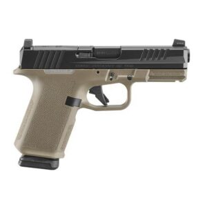 Ruger RXM Handgun 9mm Luger 15rd Magazines(2) 4\" Barrel FDE Poly Frame Front Night Sight