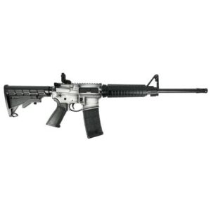 Ruger \"White Distressed\" AR-556 Rifle 5.56mm NATO 30rd Mag 16.10\" Barrel Custom Stock Finish